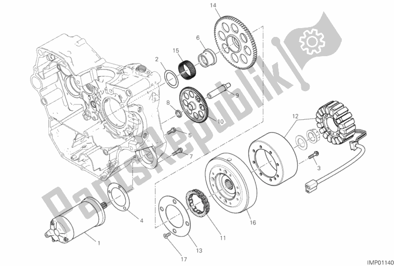 Toutes les pièces pour le Démarrage Et Allumage électrique du Ducati Scrambler Icon Thailand USA 803 2020